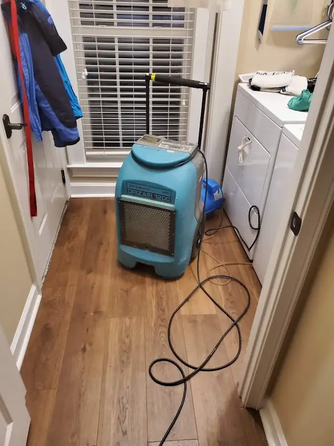 Commercial dehumidifier deployed for Flood Damage Cleanup in Vestavia Hills