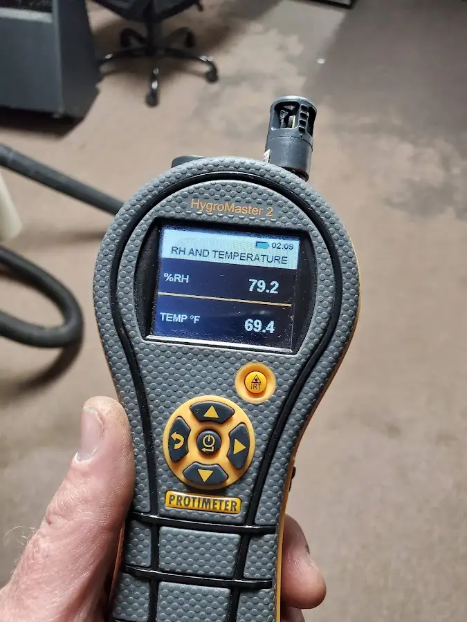 Moisture meter humidity assessment for Mold Remediation & Removal in Vestavia Hills