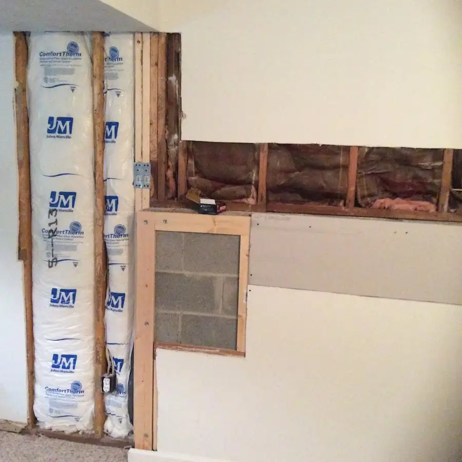 Wall insulation replacement during Contents Cleaning & Restoration in Vestavia Hills